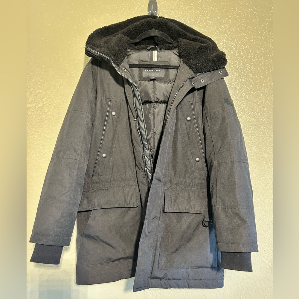 Sean John Black Puffer Jacket